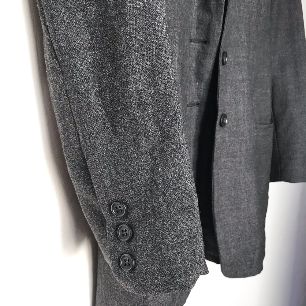 Saba Grey Wool Blazer - Picture 3 of 14